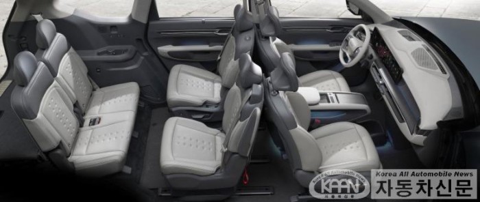 (사진 6) 기아, The Kia EV9 기본 모델 내장(6인승 스위블).jpg
